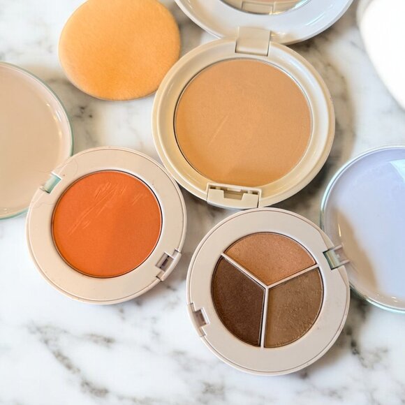 Carmindy Beauty Makeup & Brush Bundle Light/Medium Powder Blush Eyeshadow - Picture 7 of 10